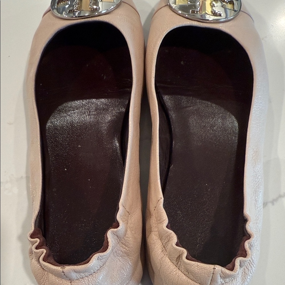 Tory Burch Claire Cap Toe Women's Ballet Flats SZ 8 - Picture 7 of 10